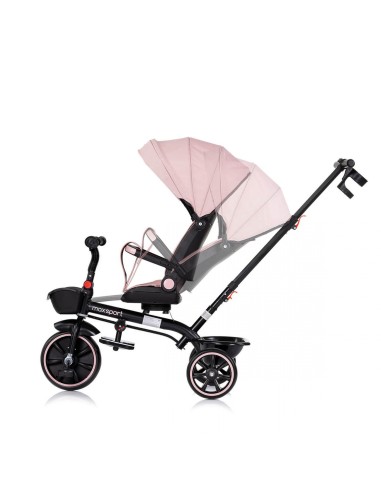 Maxs Sport 360 Pink Marshmallow Metal Tricycle – 360° Swivel CHITRKMS02506PM Chipolino | Futurartshop.com