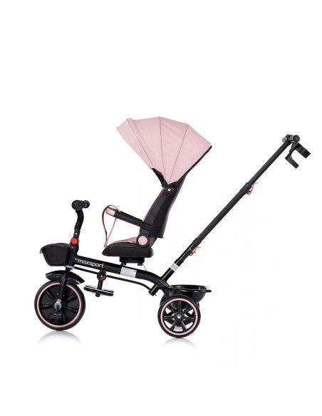 Triciclo Maxs Sport 360 Pink Marshmallow – Metallo & Girevole 360° CHITRKMS02506PM Chipolino | Futurartshop.com