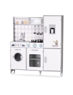 Cucina in Legno 102 cm con Luci e Suoni – 3 Elettrodomestici Gioco CHIDIWH02402556 Chipolino | Futurartshop.com