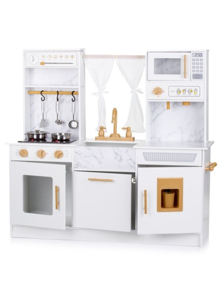 Cucina in Legno 92 cm con Luci e Suoni – 2 Elettrodomestici CHIDIWH02403568 Chipolino | Futurartshop.com