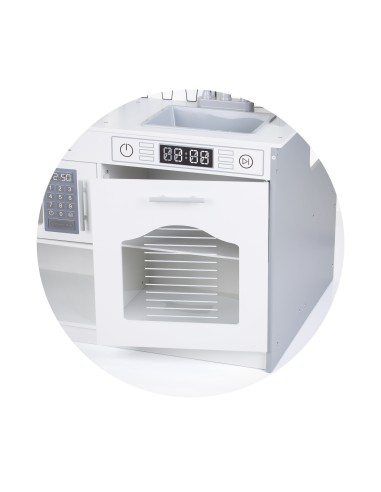 Wooden 2‑in‑1 Restaurant Kitchen – Role Play Toy CHUDIWH02404565 Chipolino | Futurartshop.com