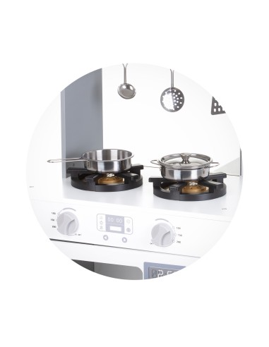 Cucina Ristorante 2‑in‑1 in Legno – Gioco di Ruolo CHUDIWH02404565 Chipolino | Futurartshop.com