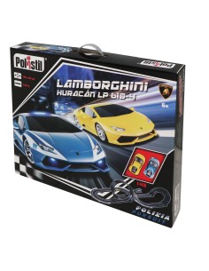 Polistil Slot Car Lamborghini Huracán Police – 1:43 Scale BUR96151 Polistil | Futurartshop.com