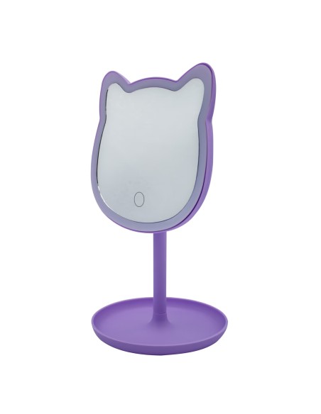 Specchio Trucco LED Gatto 26 cm – Design Compatto & Luce IBSHIB71 Ibs | Futurartshop.com
