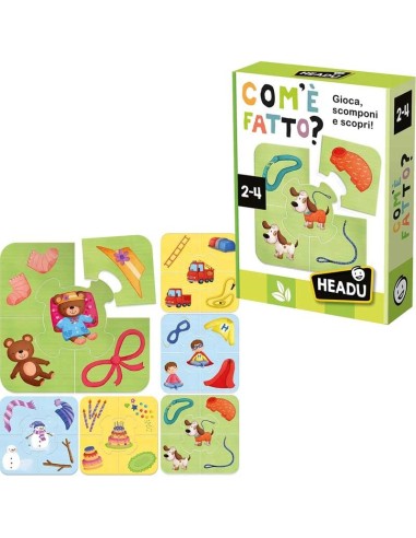 Com’è Fatto – Headu Educational Game 2‑4 yrs HEAIT54921 Headu | Futurartshop.com