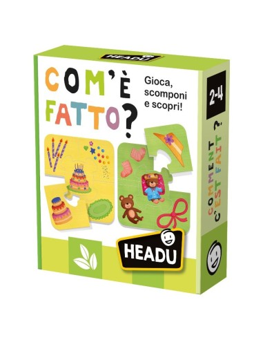 Com’è Fatto – Headu Educational Game 2‑4 yrs HEAIT54921 Headu | Futurartshop.com