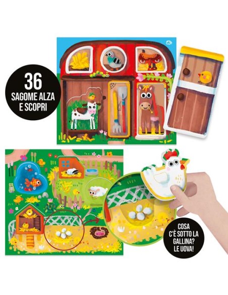 Fattoria Prime Scoperte Montessori – Gioco Educativo Bambini HEAIT54983 Headu | Futurartshop.com
