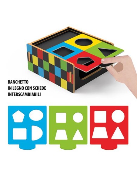 Banchetto Sensoriale Montessori – Gioco Educativo HEAIT57182 Headu | Futurartshop.com