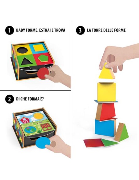 Banchetto Sensoriale Montessori – Gioco Educativo HEAIT57182 Headu | Futurartshop.com