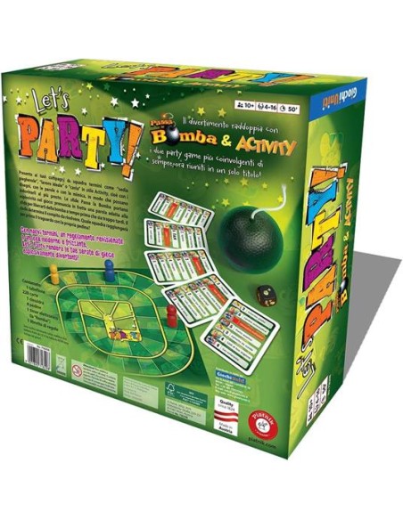 Passa la Bomba & Activity Let’s Party – Fun Party Game GIOGU659 Giochi Uniti | Futurartshop.com