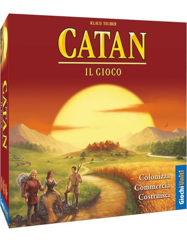 Catan Base 3‑4 Giocatori – Gioco da Tavolo Strategico 60 min GIOGU741 Giochi Uniti | Futurartshop.com