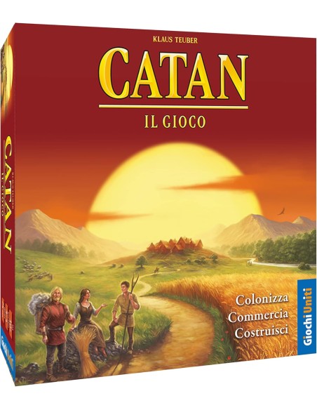 Catan Base 3‑4 Giocatori – Gioco da Tavolo Strategico 60 min GIOGU741 Giochi Uniti | Futurartshop.com
