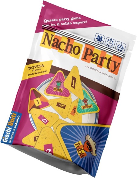 Nacho Party – Fast-Paced Card Party Game (Nacho Pile) GIOGU765 Giochi Uniti | Futurartshop.com