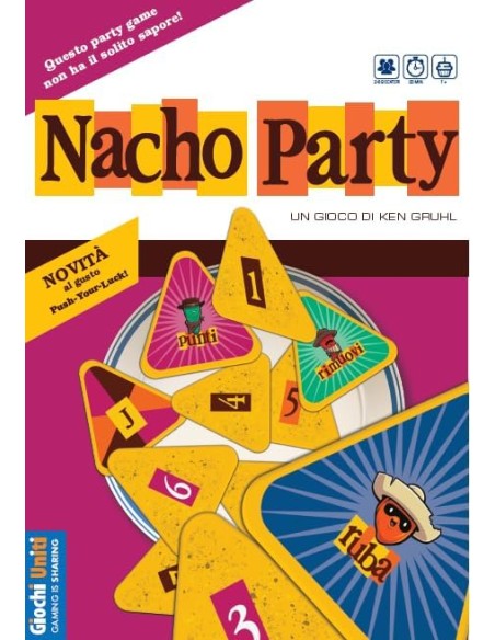 Nacho Party – Gioco di Carte Party, Press Your Luck GIOGU765 Giochi Uniti | Futurartshop.com
