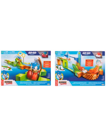 Sonic Go Go Racers Playset – Sonic & Knuckles Adventure Set JAK423334 Jakks Pacific | Futurartshop.com