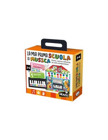 La mia Prima Scuola di Musica – Kit Educativo Musicale Bambini HEAIT57273 Headu | Futurartshop.com