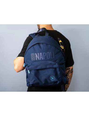 SSC Napoli Blue American Backpack – School & Leisure LAGSSCN25028 Colourbook | Futurartshop.com