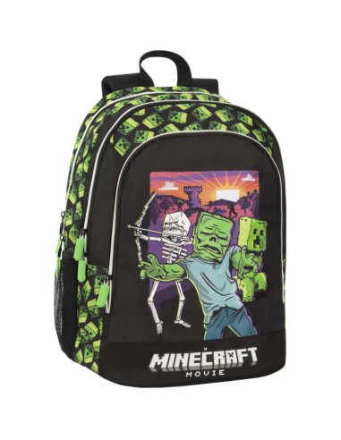 Minecraft Movie 3‑Compartment Backpack – School & Leisure PAN73533 Panini | Futurartshop.com