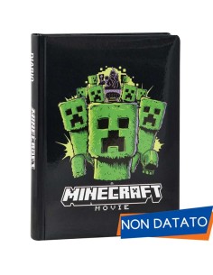 Diario Minecraft Movie Nero – 12 Mesi Standard Scuola PAN73523NE Panini | Futurartshop.com