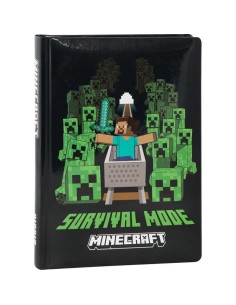 Diario Minecraft Nero – 12 Mesi Standard Scuola PAN74342BK Panini | Futurartshop.com