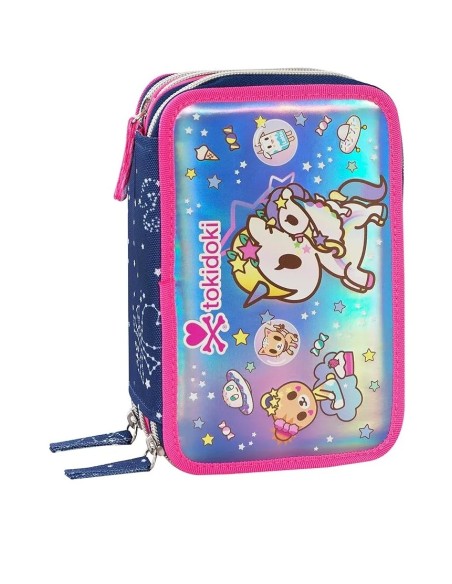 Astuccio 3 Zip Tokidoki – Completo & Colorato per la Scuola PAN73776 Panini | Futurartshop.com