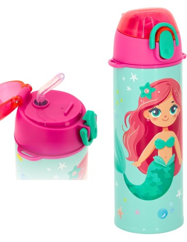 Borraccia Termica Sirena 500 ml con Cannuccia – Julian Ross 4MJR43886 Julian Ross | Futurartshop.com