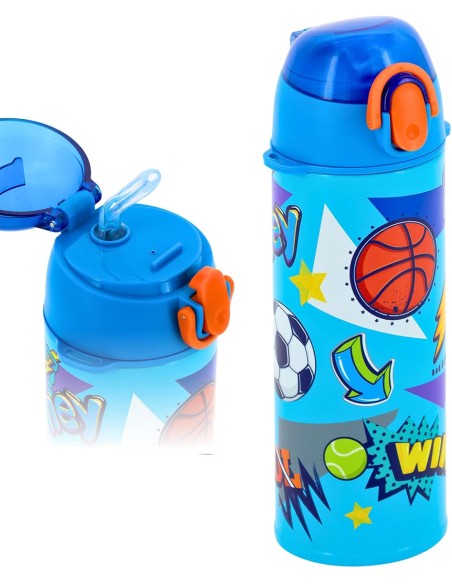 Borraccia Termica Sport 500 ml con Cannuccia – Julian Ross 4MJR43898 Julian Ross | Futurartshop.com