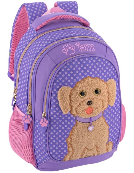 Julian Ross Cute Dog Multi-Round Backpack – School & Leisure 4MJR43892 Julian Ross | Futurartshop.com