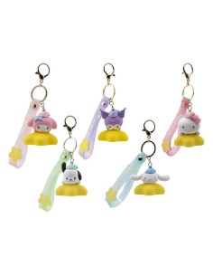 Sanrio Luce‑Up Star YuMe Keychain Hello Kitty & Friends with Strap il prezzo si riferisce ad un solo portachiavi TOM11730 Toy...