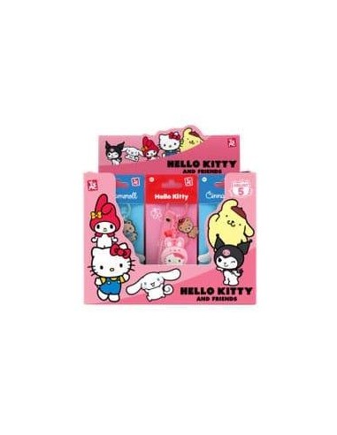 Sanrio Luce‑Up Star YuMe Keychain Hello Kitty & Friends with Strap il prezzo si riferisce ad un solo portachiavi TOM11730 Toy...