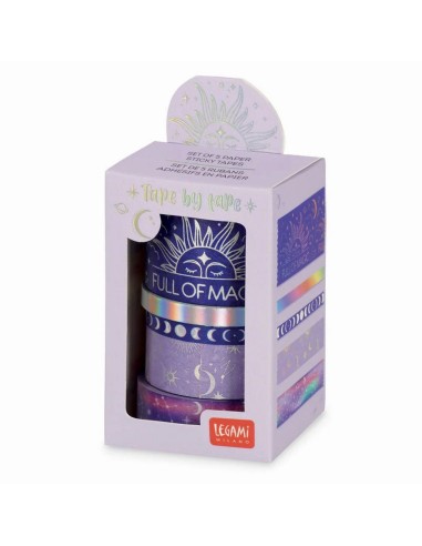 Legami Washi Tape Set of 5 – Magic Theme Decorative Tapes LEGTAP0010 Legami Milano | Futurartshop.com