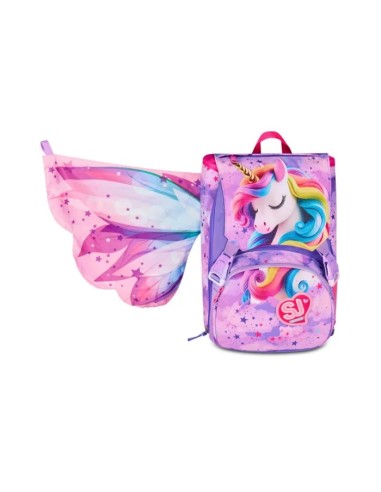 Zaino Scuola Sdoppiabile Big Fable Journey ali da unicorno estraibili SEV20C202540-377 Seven | Futurartshop.com