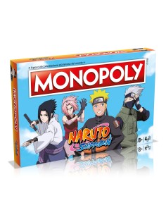 Monopoly Naruto – Gioco da Tavolo per Fan della Serie Anime WINWM00167 Winning Moves | Futurartshop.com