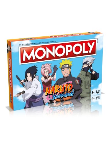 Monopoly Naruto – Gioco da Tavolo per Fan della Serie Anime WINWM00167 Winning Moves | Futurartshop.com