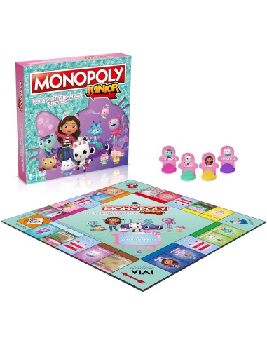Monopoly Gabby’s Dollhouse – Gioco da Tavolo per Bambini WINWM04157 Winning Moves | Futurartshop.com