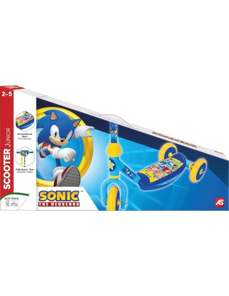 Monopattino 3 Ruote Sonic – Stabile, Sicuro e Divertente ROC20382893 Rocco Giocattoli | Futurartshop.com