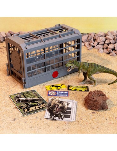 Jurassic World Rumble Cage – Roaring T-Rex in Battle Cage ROC21739609 Rocco Giocattoli | Futurartshop.com