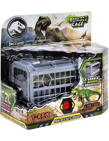Jurassic World Rumble Cage – T-Rex in Gabbia che Ruggisce ROC21739609 Rocco Giocattoli | Futurartshop.com