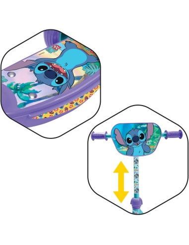 Monopattino 3 Ruote Stitch – Sicuro, Stabile e Super Divertente ROC20575225 Rocco Giocattoli | Futurartshop.com