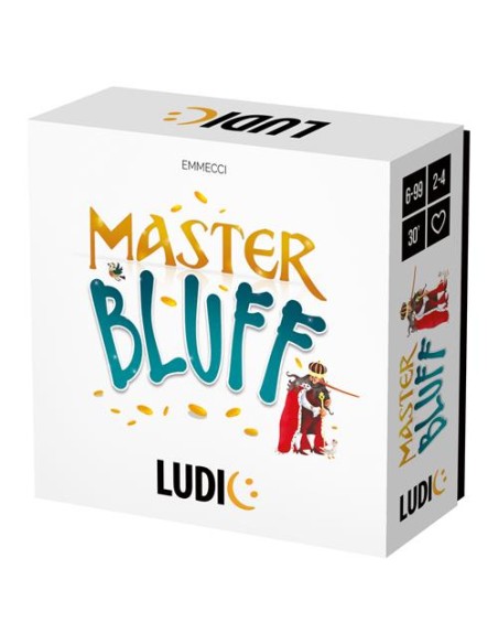 Ludic Master Bluff – Gioco da Tavolo di Strategia e Inganno HEAMU27460 Headu | Futurartshop.com