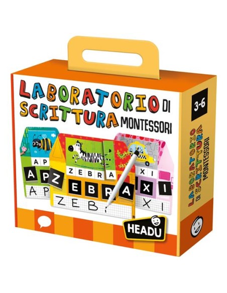 Laboratorio di scrittura montessori HEAIT23578 Headu | Futurartshop.com