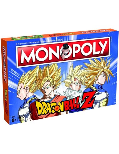 Monopoly Dragon Ball Z – Gioco da Tavolo Edizione Italiana WIN029896 Winning Moves | Futurartshop.com