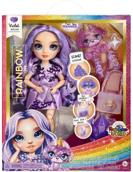 Bambola Rainbow High Violet – Classic Fashion Viola MGA120223EU MGA | Futurartshop.com