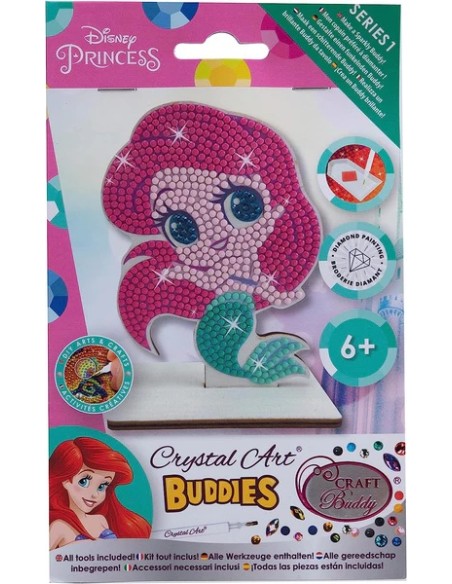 La Sirenetta Crystal Art – Kit Diamantini | Craft Buddy CRADNY006 Crayola | Futurartshop.com