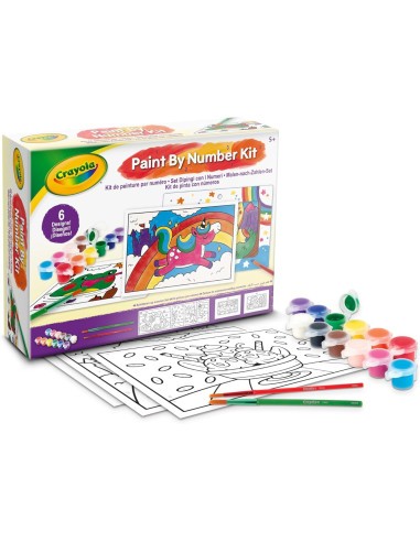 Set Dipingi con i Numeri Crayola – Kit Creativo Bambini CRA04-2949 Crayola | Futurartshop.com