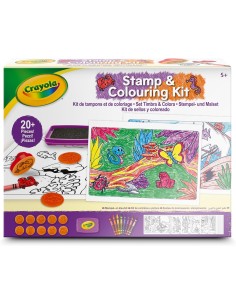 Crayola Stamp & Color Set – Stamps, Markers and Album CRA04-2951 Crayola | Futurartshop.com 2