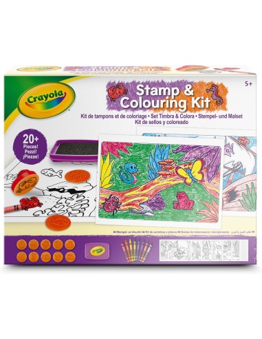 Set Timbra & Colora Crayola – Timbri, Pennarelli e Album CRA04-2951 Crayola | Futurartshop.com