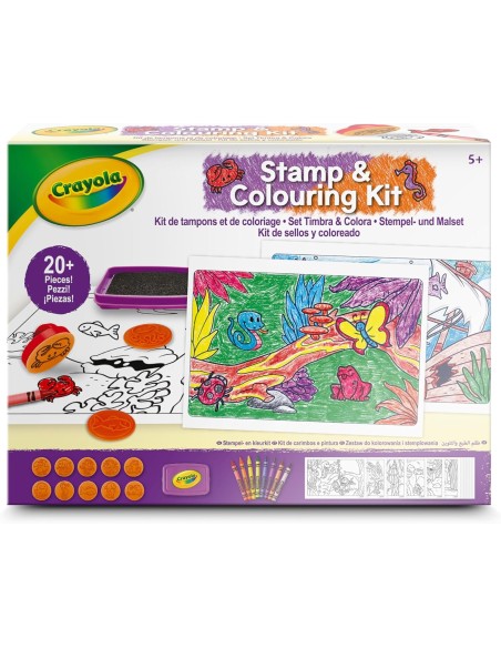 Crayola Stamp & Color Set – Stamps, Markers and Album CRA04-2951 Crayola | Futurartshop.com