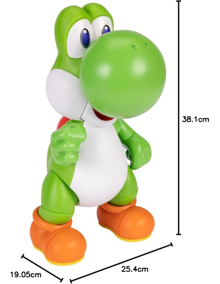 Nintendo Let’s Go Yoshi! – Official 36 cm Action Figure JAK41399 Jakks Pacific | Futurartshop.com