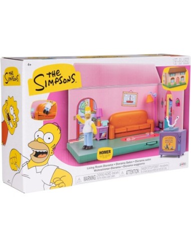 Playset Casa dei Simpson – Sala e Facciata JAK17556 Jakks Pacific | Futurartshop.com